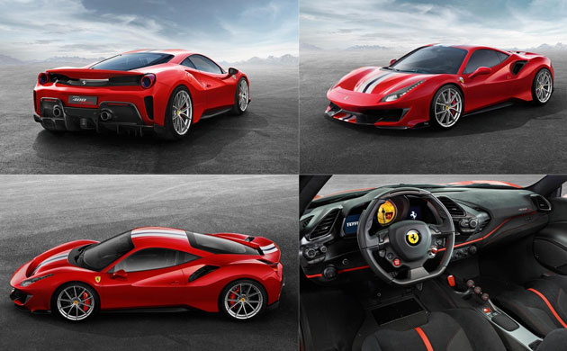 Ferrari 488 Pista with most powerful V8 engine revealed see pictures ...