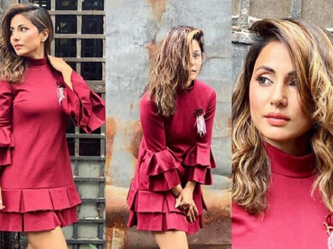 Hina Khan Looks Red Hot In Her Latest Instagram Pictures News Nation English