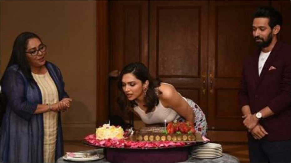 Watch Deepika Padukone Celebrates Her Birthday With Vikrant Massey And Meghna Gulzar News Nation English
