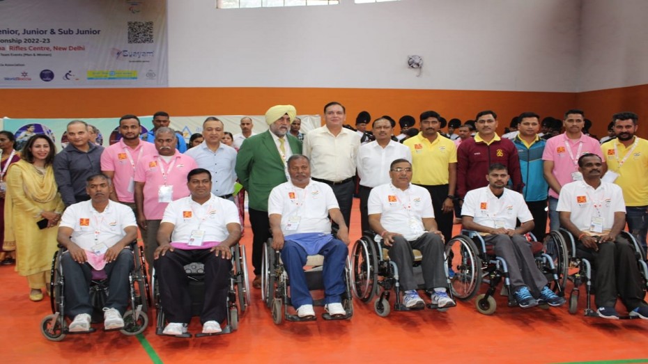 Indian army promoting boccia sports boccia sports paralympics